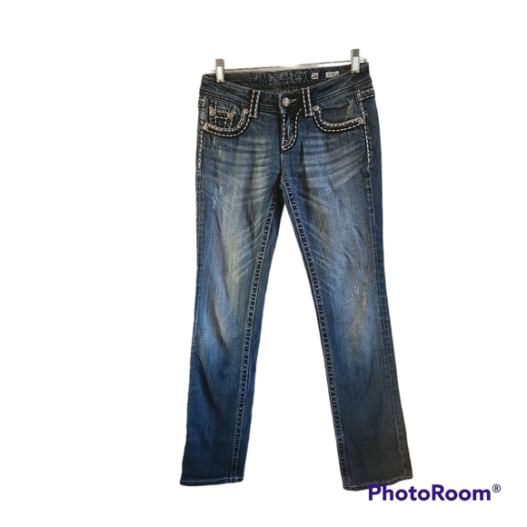 Miss Me Denim - Miss Me Easy Straight JE1034ETL Denim Jeans Size 26 Womens